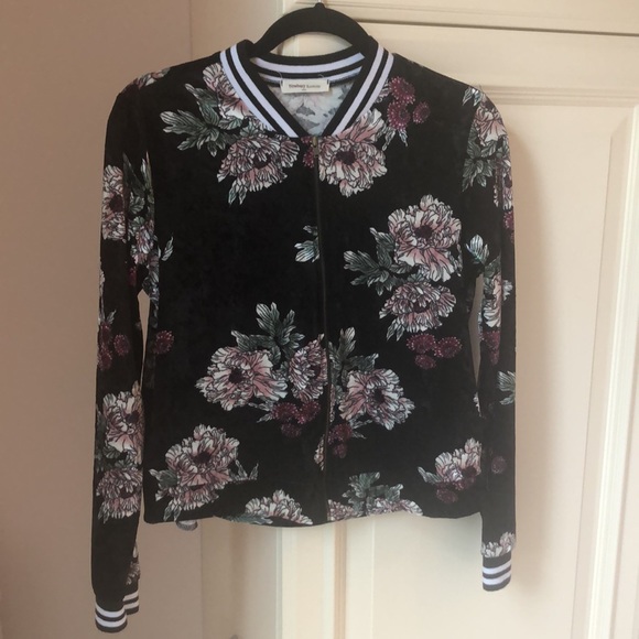 Newbury Kustom floral bomber jacket - Picture 3 of 5